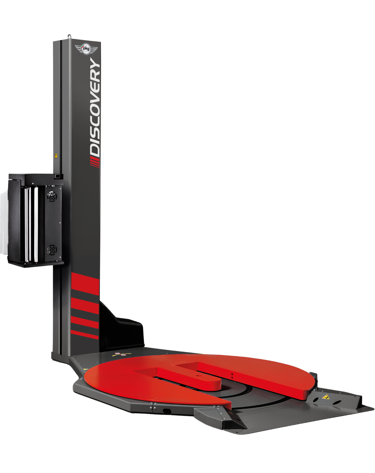 Halbautomatische stretchmaschine discovery - offener drehteller