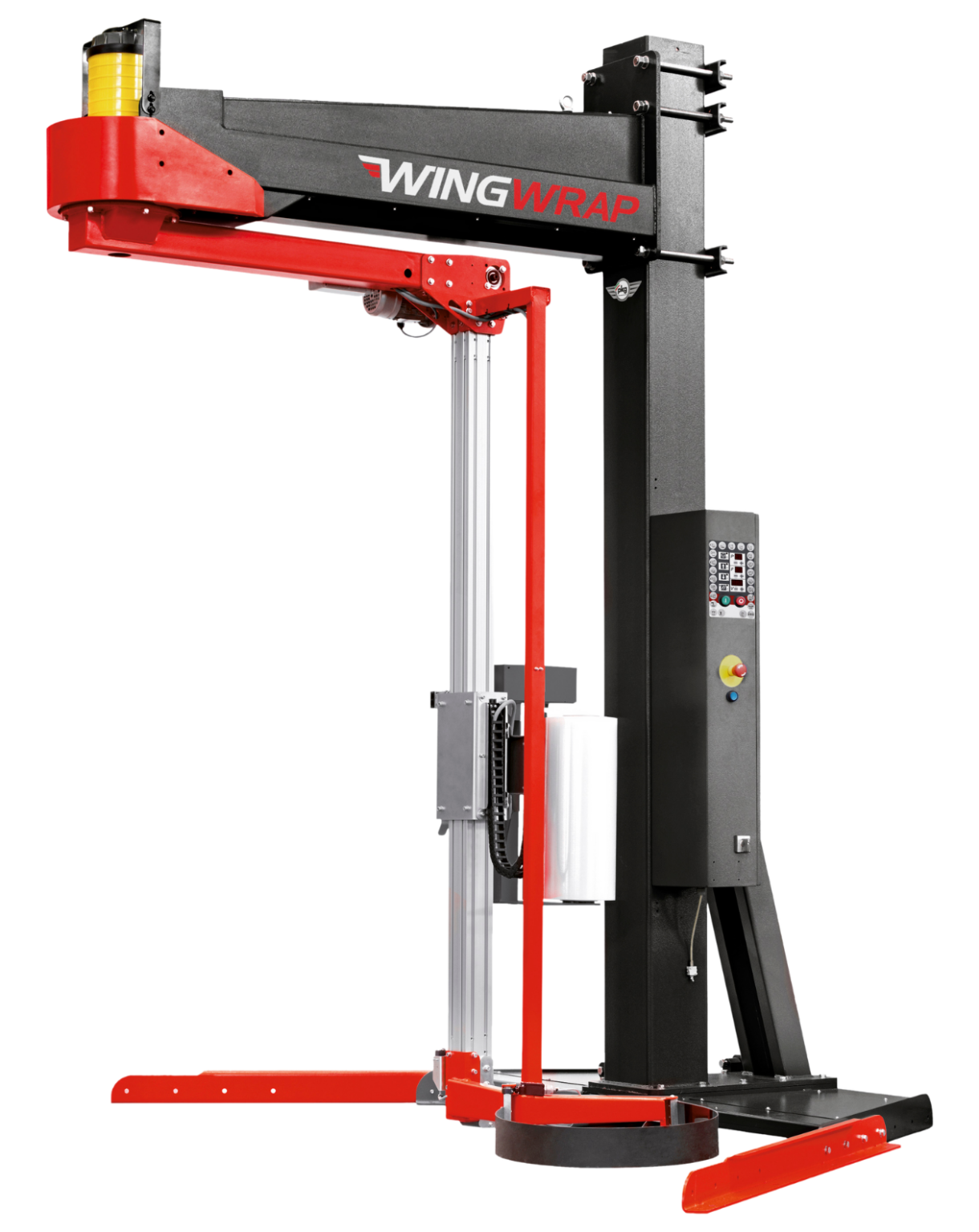halbautomatische stretchmaschine wingwrap